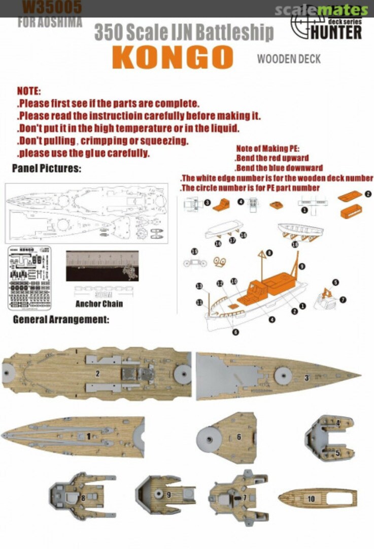 Boxart WWII IJN Kongo Battleship Wood Deck FHW35005 FlyHawk Model Boxart WWII IJN Kongo Battleship Wood Deck FHW35005 FlyHawk Model