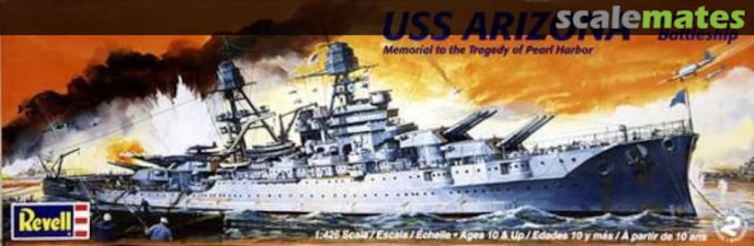 Boxart USS Arizona 85-0302 Revell