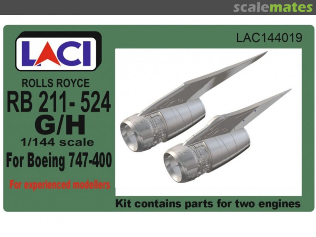 Boxart RB211-524 G/H for Boeing 747-400 LAC144019 LACI Boxart RB211-524 G/H for Boeing 747-400 LAC144019 LACI