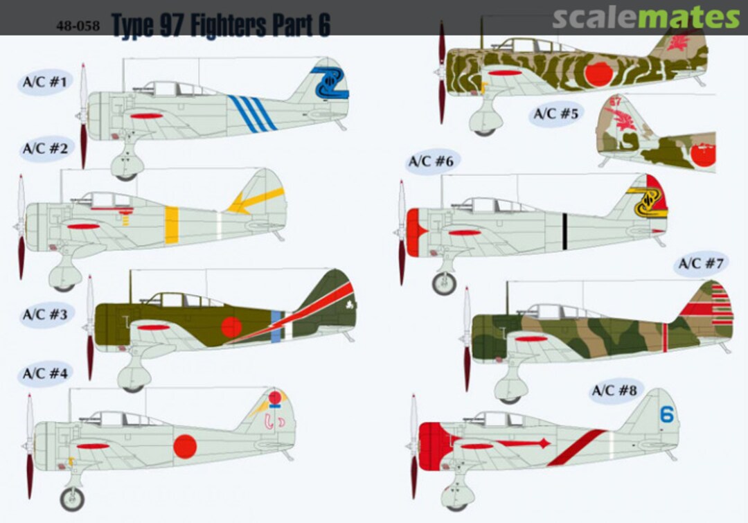 Boxart Type 97 Fighters Part 6 48-058 Lifelike Decals Boxart Type 97 Fighters Part 6 48-058 Lifelike Decals