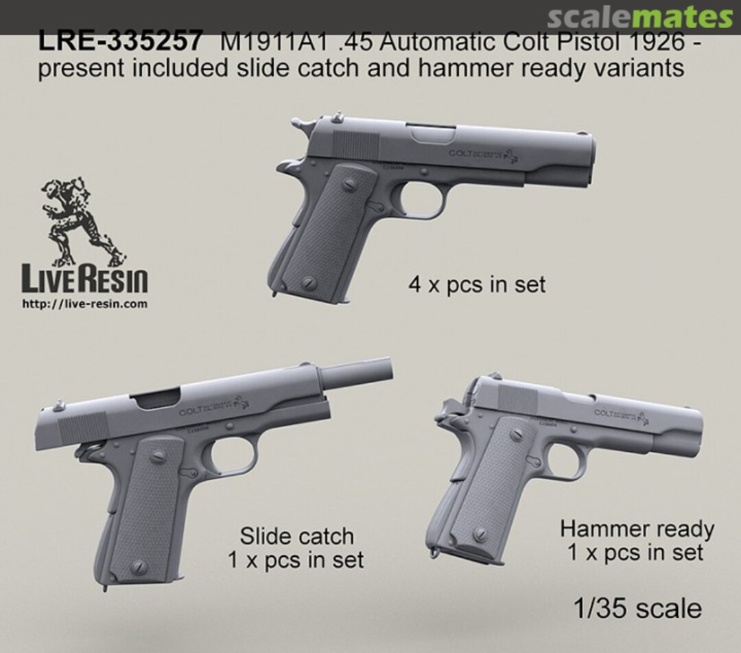 Boxart M1911A1 .45 Automatic Colt Pistol 1926 - Present LRE-35257 Live Resin Boxart M1911A1 .45 Automatic Colt Pistol 1926 - Present LRE-35257 Live Resin