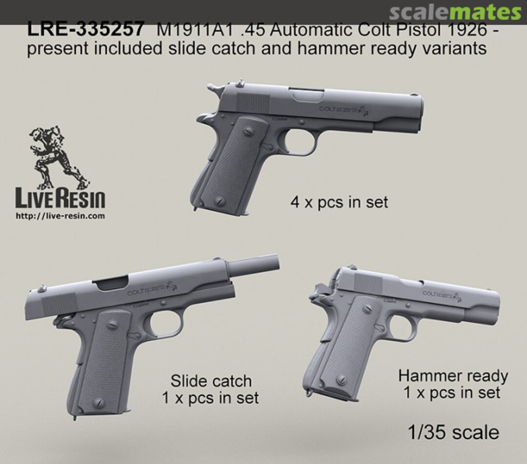 Boxart M1911A1 .45 Automatic Colt Pistol 1926 - Present LRE-35257 Live Resin