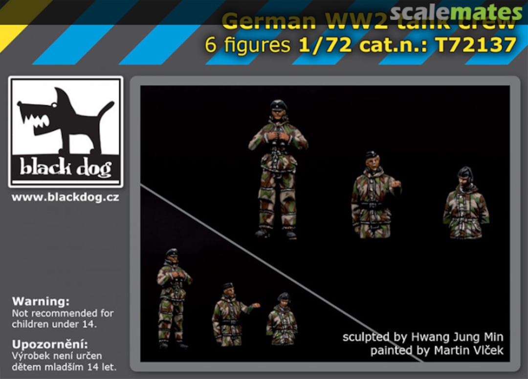 Boxart German WW II Tank Crew T72137 Black Dog Boxart German WW II Tank Crew T72137 Black Dog