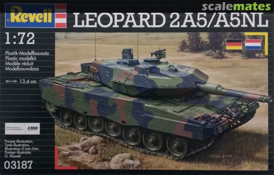 Boxart Leopard 2A5/A5NL 03187 Revell Boxart Leopard 2A5/A5NL 03187 Revell