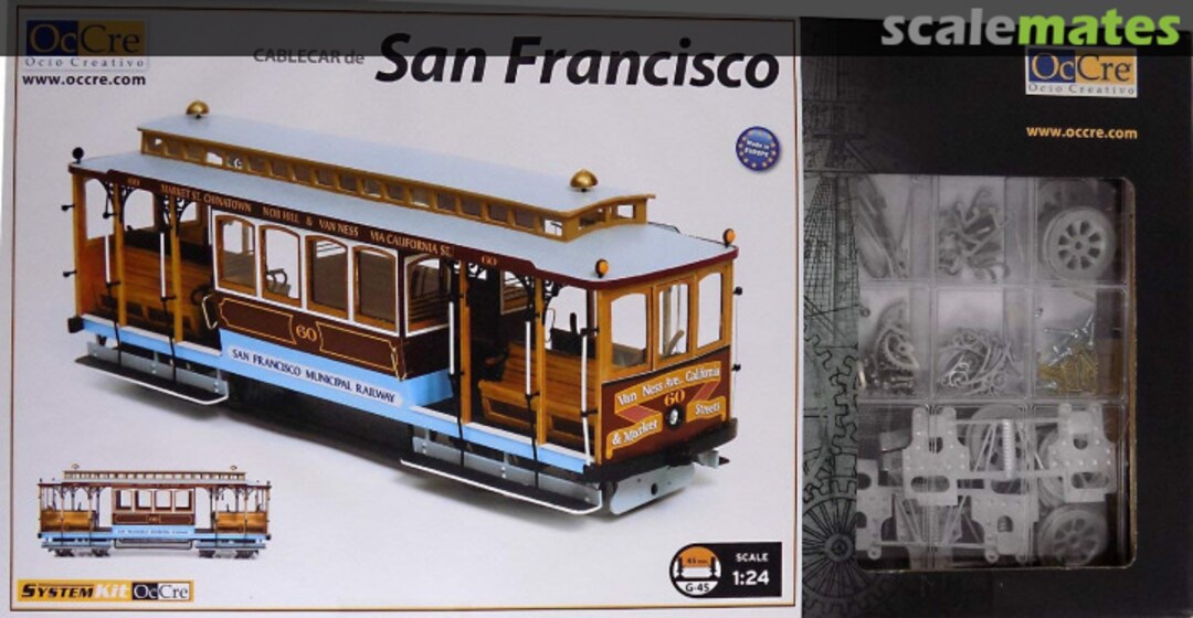 Occre Farben-Set für Tram San Francisco 53007