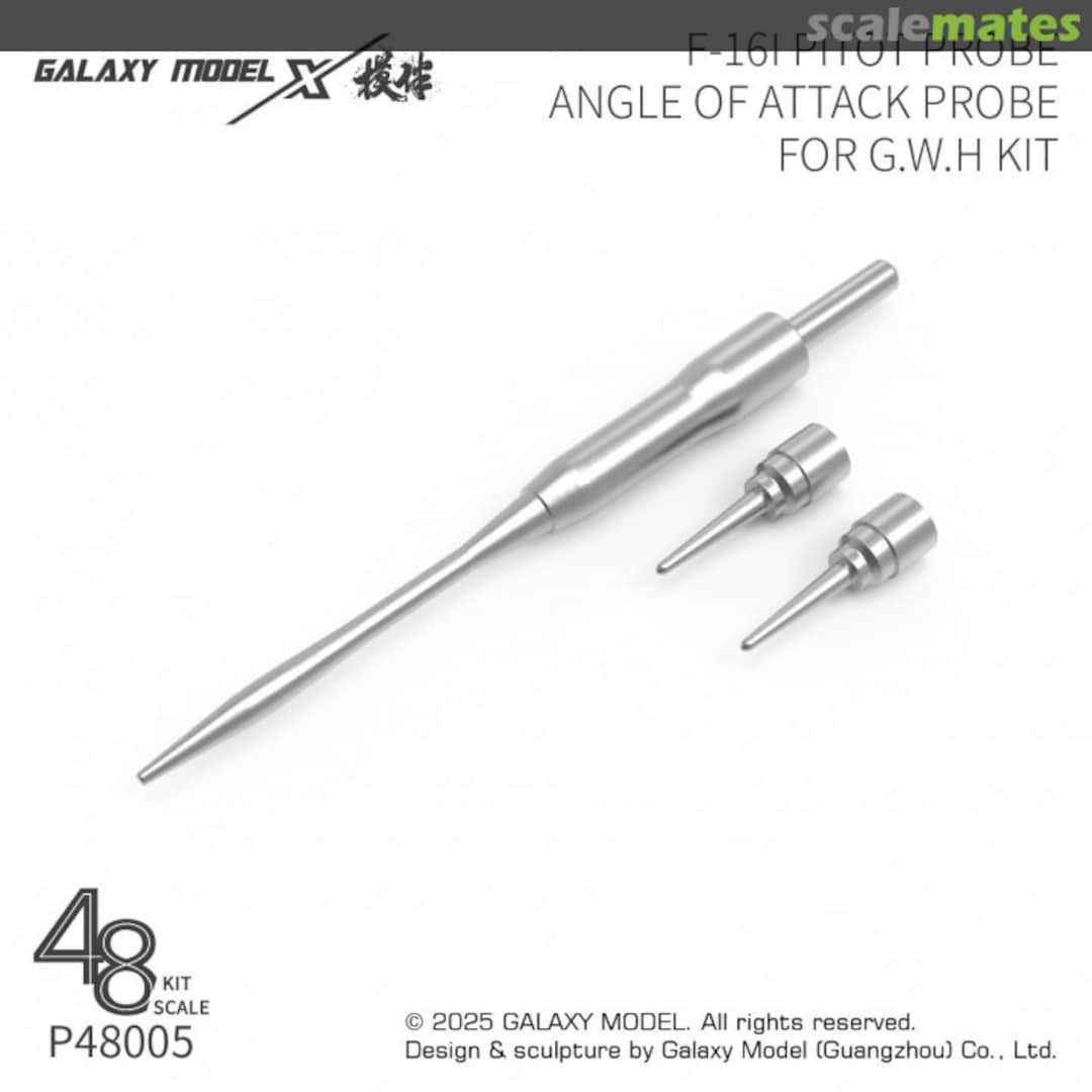Boxart F-16I Pitot Angle Of Attack Probe P48005 Galaxy Model Boxart F-16I Pitot Angle Of Attack Probe P48005 Galaxy Model