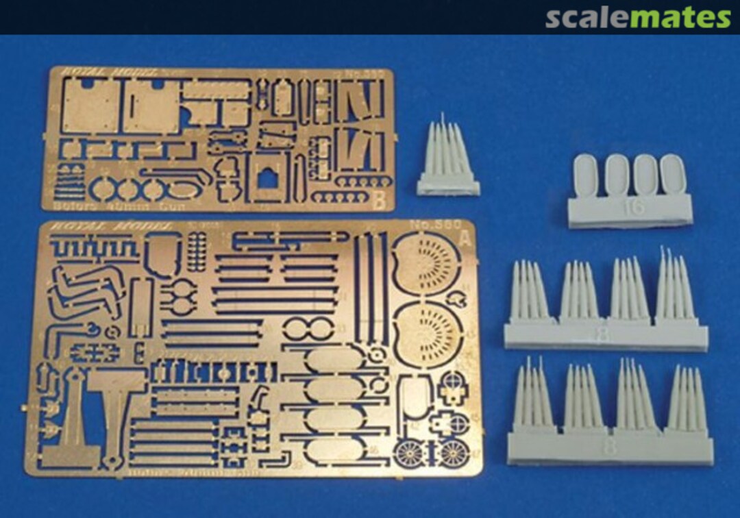 Boxart Bofors 40mm Gun Upgrade Set 560 Royal Model Boxart Bofors 40mm Gun Upgrade Set 560 Royal Model