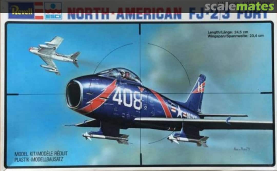 Boxart NORTH-AMERICAN FJ-2/3 FURY H-2295 Revell/ESCI Boxart NORTH-AMERICAN FJ-2/3 FURY H-2295 Revell/ESCI