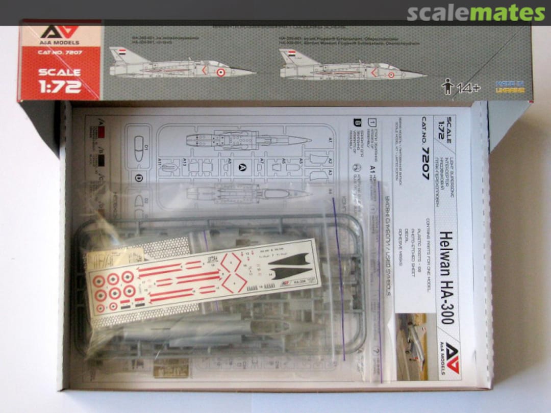 A&A Models AAM7207-1/72 HA-300 Light supersonic interceptor plastic model A&A Models AAM7207-1/72 HA-300 Light supersonic interceptor plastic model