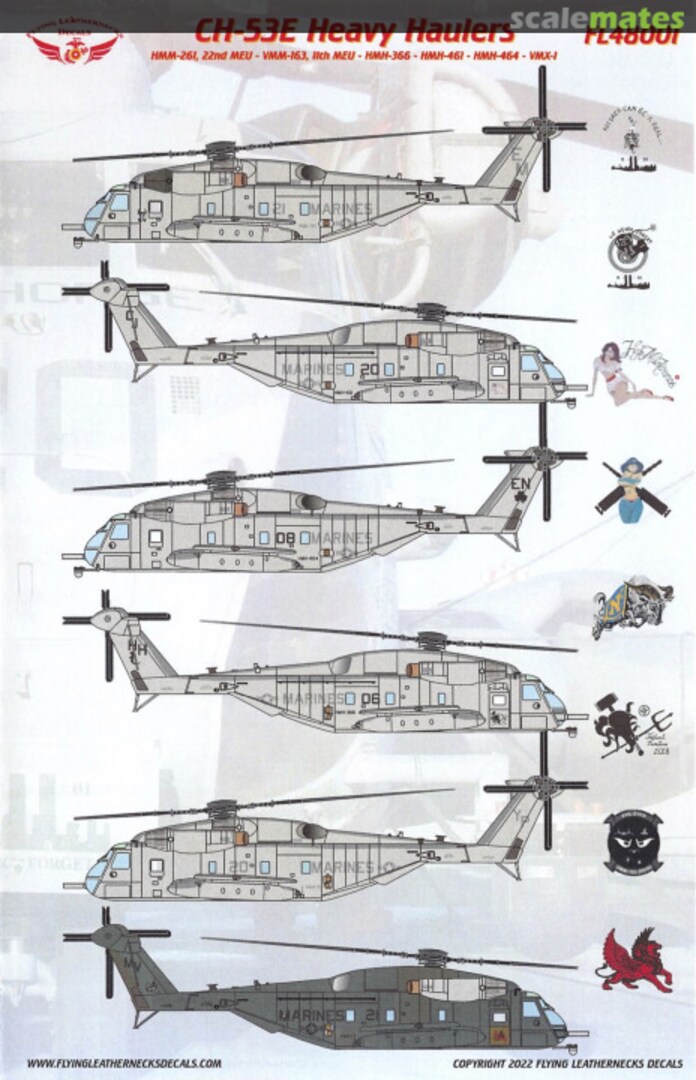 Boxart CH-53E Heavy Haulers FL48001 Flying Leathernecks Boxart CH-53E Heavy Haulers FL48001 Flying Leathernecks