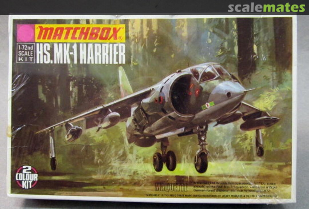 Boxart HS.MK-1 Harrier PK-16 Matchbox Boxart HS.MK-1 Harrier PK-16 Matchbox