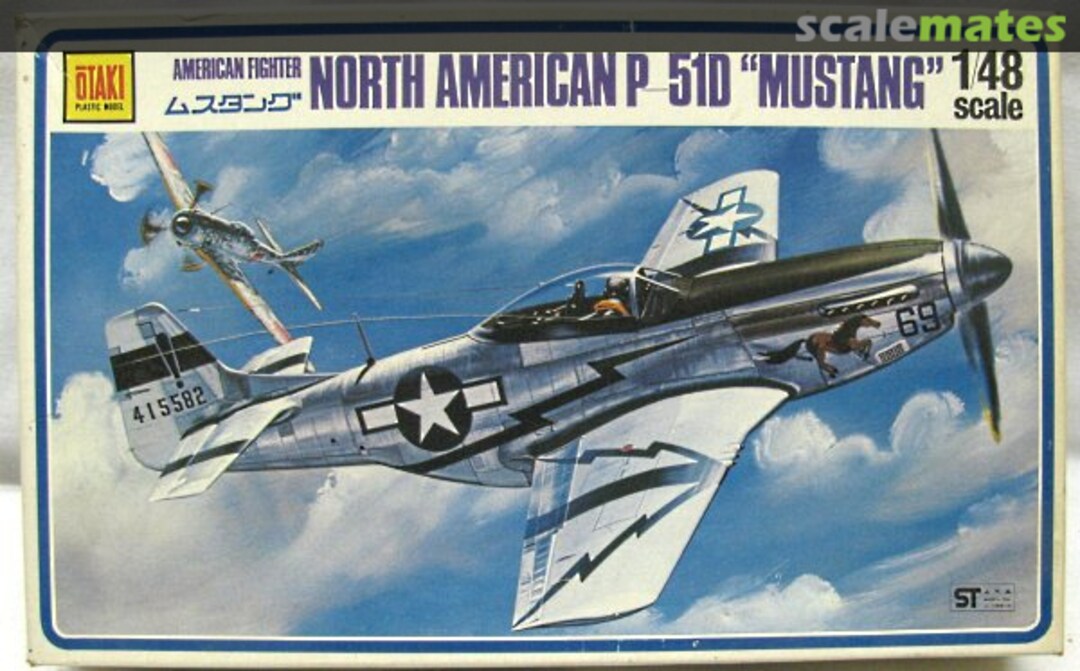 Boxart North American P-51D Mustang OT2-13-400 Otaki