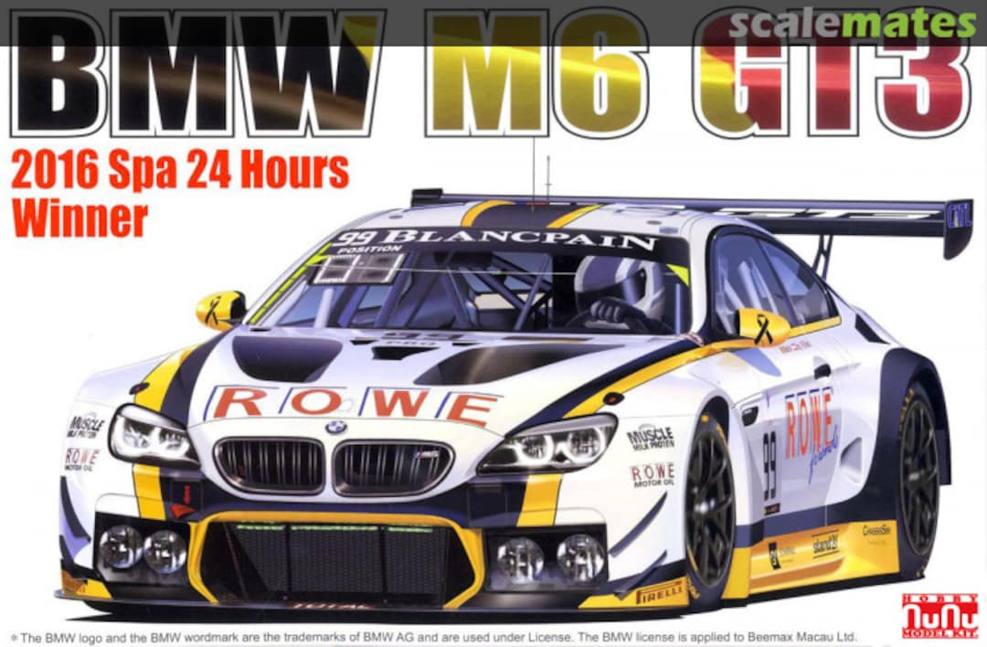 Boxart BMW M6 GT3 PN24001 NuNu Model Kit 