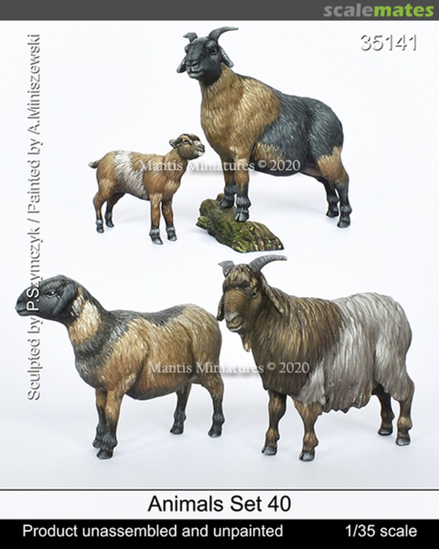 Boxart Animals Set 40 35141 Mantis Miniatures Boxart Animals Set 40 35141 Mantis Miniatures