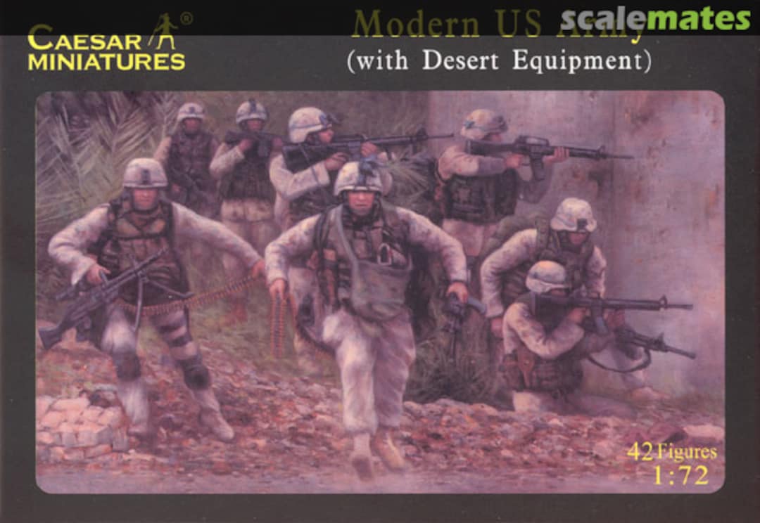 - 1:72 modern US army one Modern US Soldiers in Action Caesar Miniatures