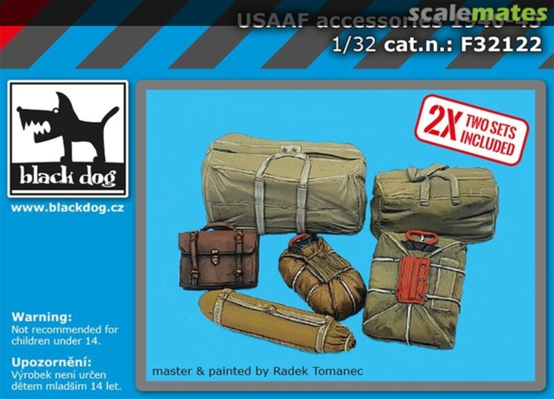 Boxart USAAF accessories 1940-45 F32122 Black Dog Boxart USAAF accessories 1940-45 F32122 Black Dog