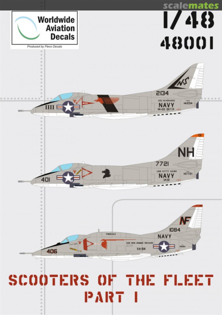 Boxart Scooters of the Fleet part 1 48001 Worldwide Aviation Decals Boxart Scooters of the Fleet part 1 48001 Worldwide Aviation Decals