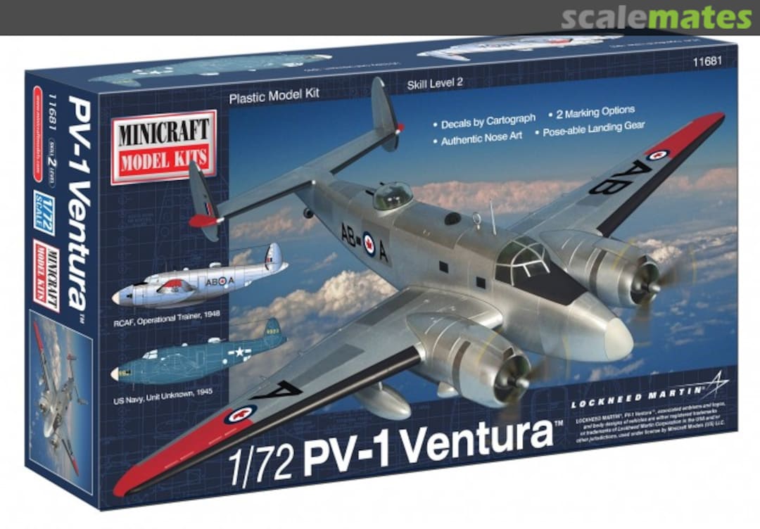 Boxart PV-1 Ventura 11681 Minicraft Model Kits Boxart PV-1 Ventura 11681 Minicraft Model Kits