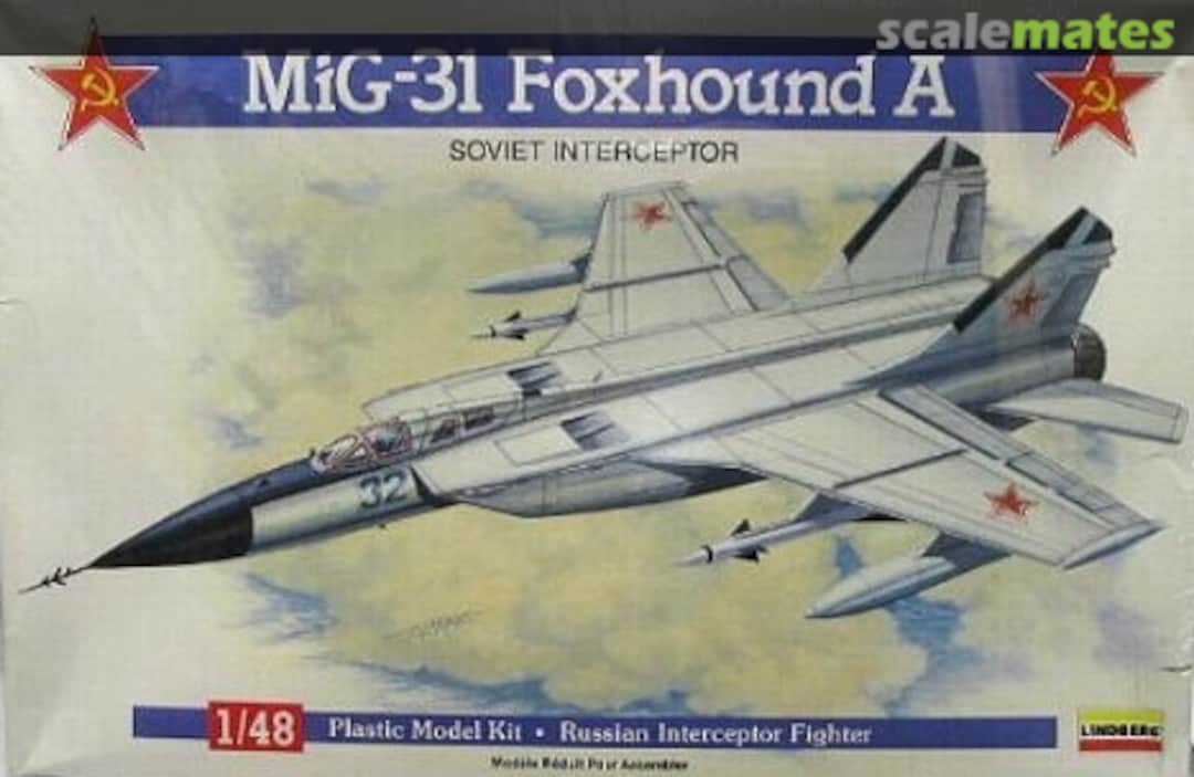 Boxart MiG-31 Foxhound A 5001 Lindberg Boxart MiG-31 Foxhound A 5001 Lindberg