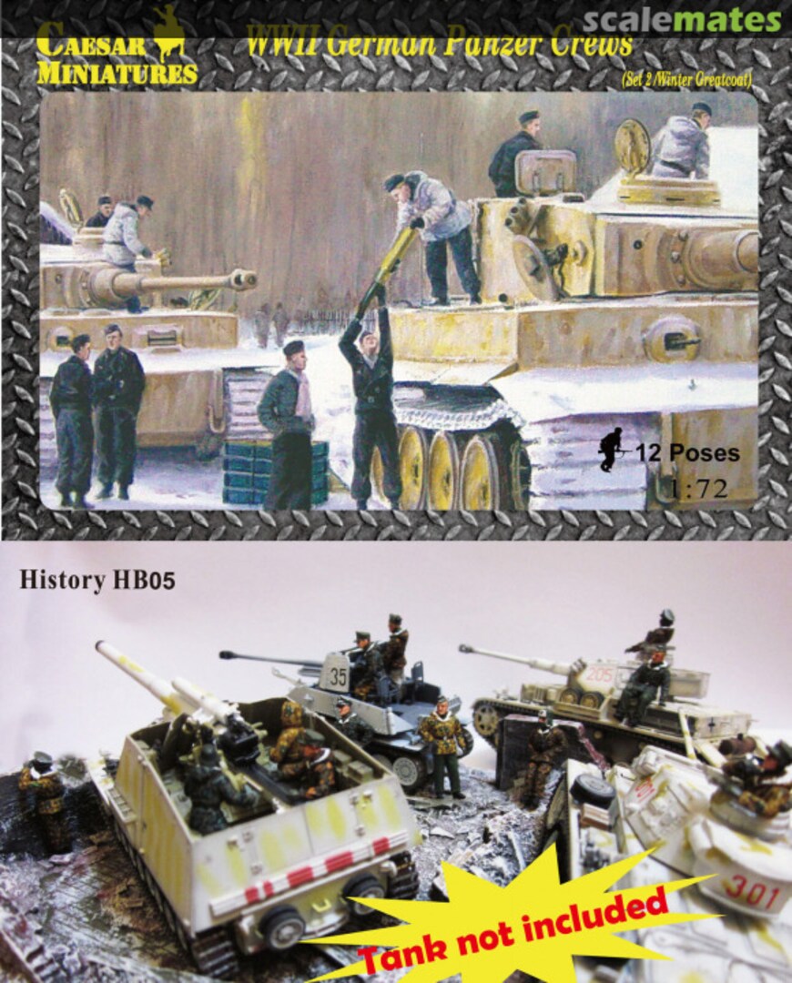 Boxart WWII German Panzer Crews (Set 2/Winter Greatcoat) HB05 Caesar Miniatures Boxart WWII German Panzer Crews (Set 2/Winter Greatcoat) HB05 Caesar Miniatures
