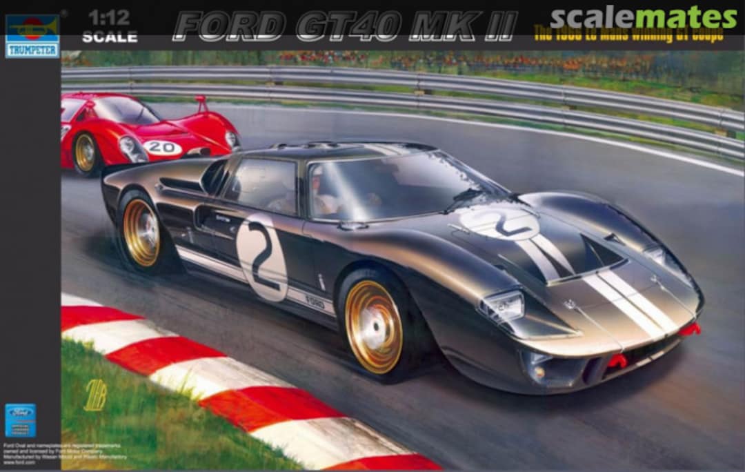 Boxart Ford GT40 Mk II 05403 Trumpeter Boxart Ford GT40 Mk II 05403 Trumpeter