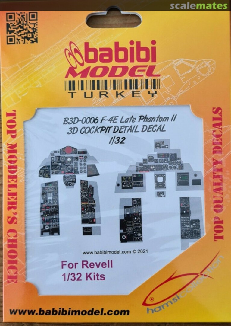 Boxart F-4E Phantom II B3D-0006 Babibi model Boxart F-4E Phantom II B3D-0006 Babibi model