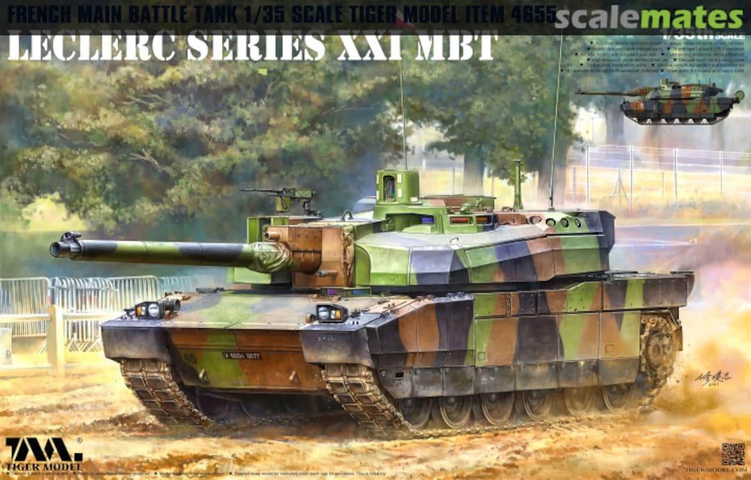Boxart Leclerc Series XXI MBT 4655 Tiger Model