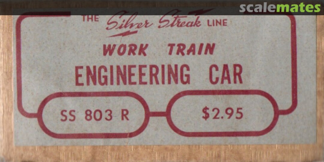 Boxart Engineering Car SS803R Silver Streak Line