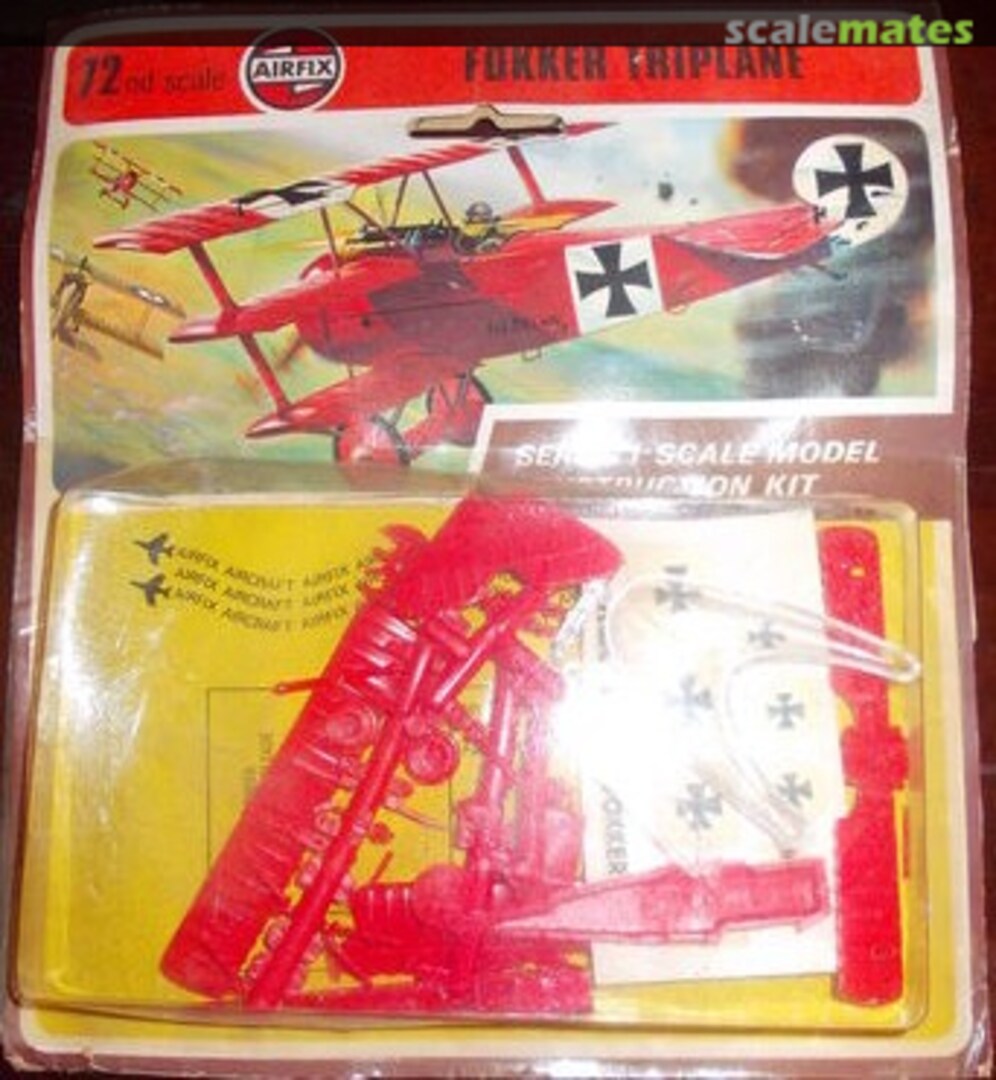 Boxart Fokker Triplane 01008-7 Airfix Boxart Fokker Triplane 01008-7 Airfix