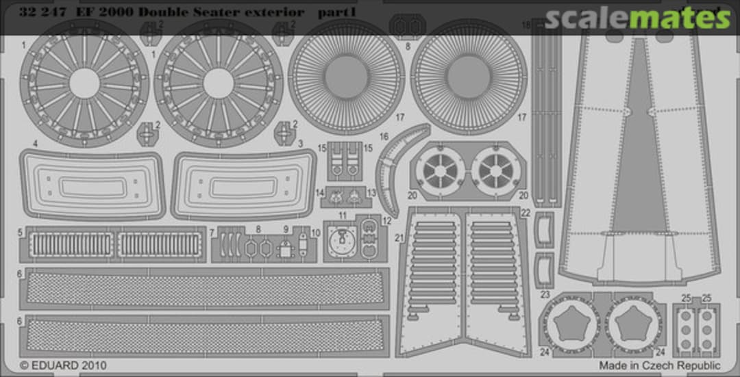 Eduard 32234 1//32 Aircraft EF2000 Exterior for Trumpeter