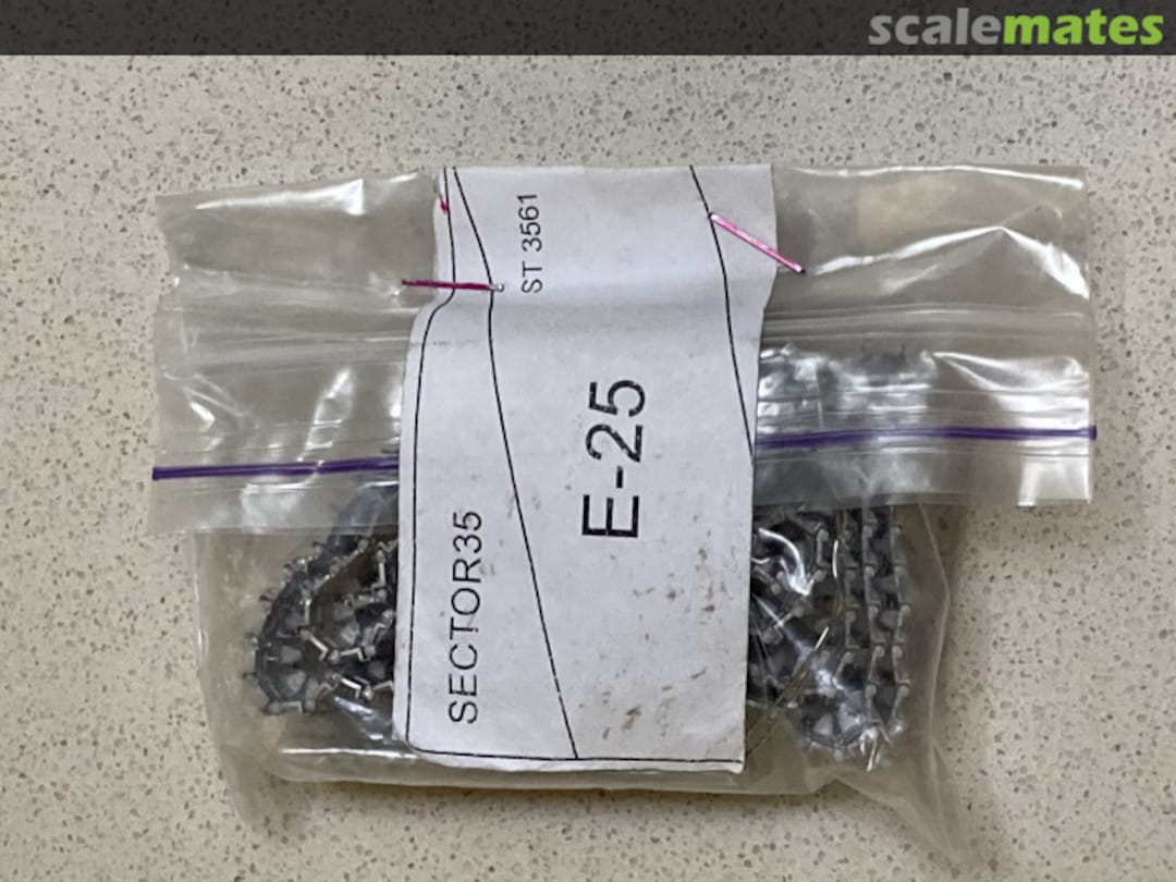 Boxart E-25 tracks 3561-SL Sector 35 Boxart E-25 tracks 3561-SL Sector 35