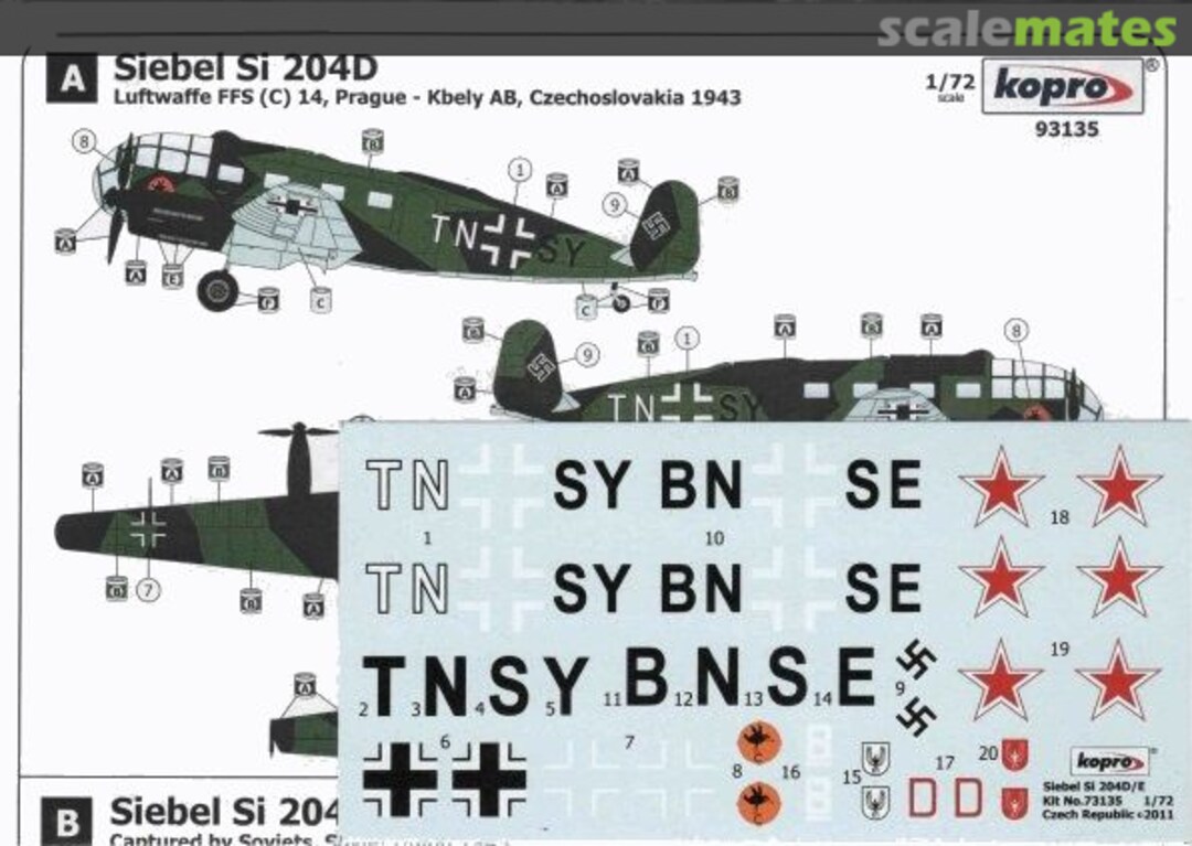 Boxart Siebel Si-204D/E 93135 Kopro Boxart Siebel Si-204D/E 93135 Kopro