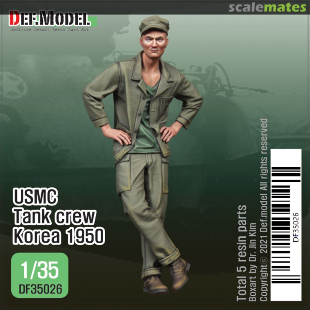 Boxart USMC Tank crew Korea 1950 DF35026 Def.Model Boxart USMC Tank crew Korea 1950 DF35026 Def.Model