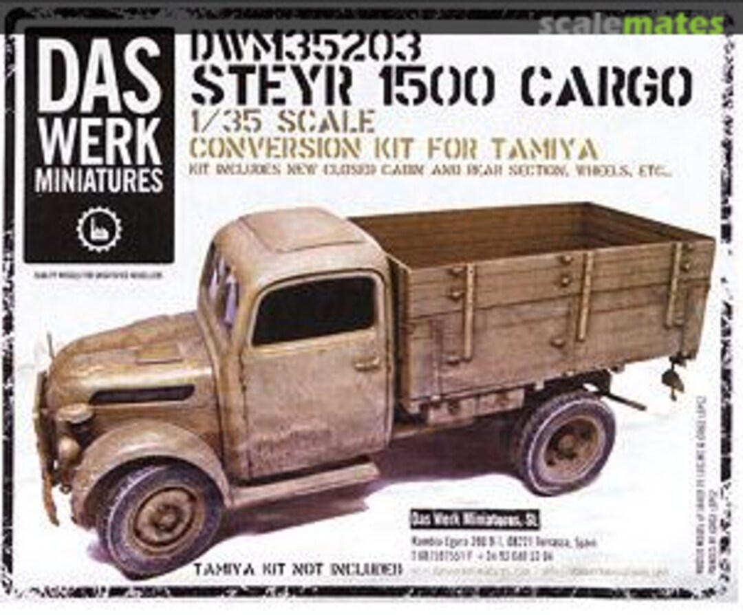 Boxart Steyr 1500 Cargo DWM35203 Das Werk Miniatures Boxart Steyr 1500 Cargo DWM35203 Das Werk Miniatures