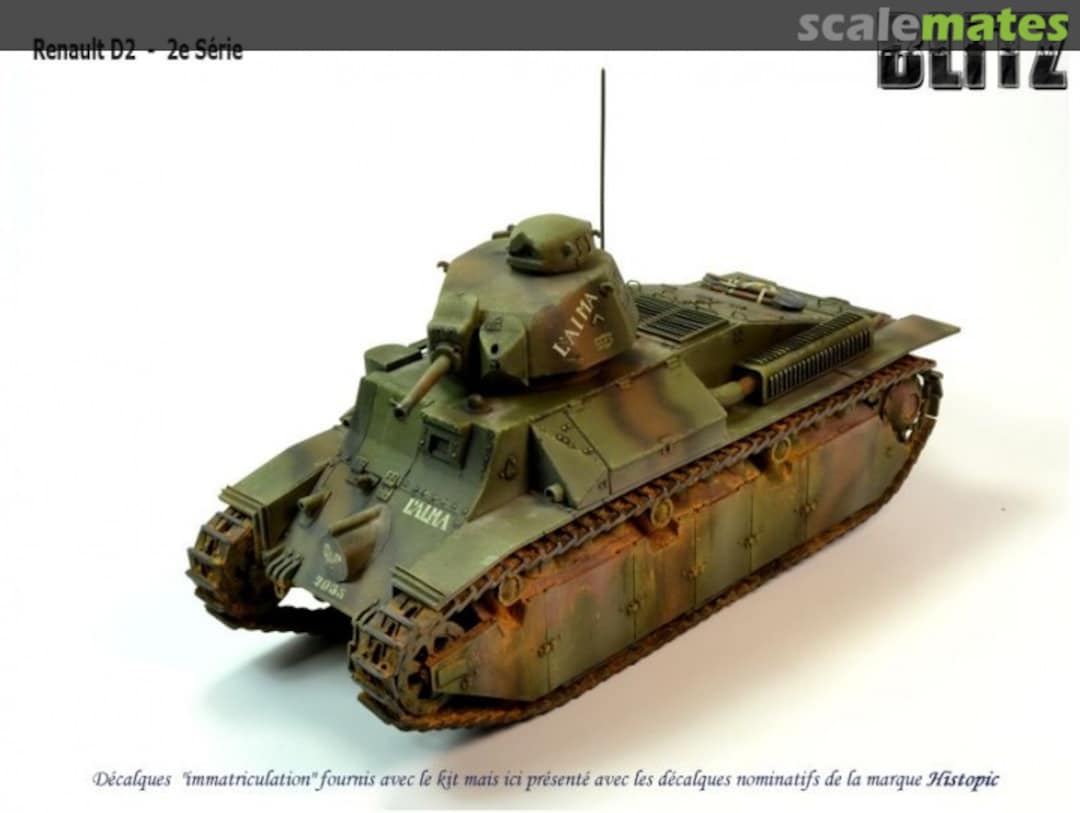 Boxart Renault D2 first series 47mm SA 34 35FS 1042 Blitz Boxart Renault D2 first series 47mm SA 34 35FS 1042 Blitz