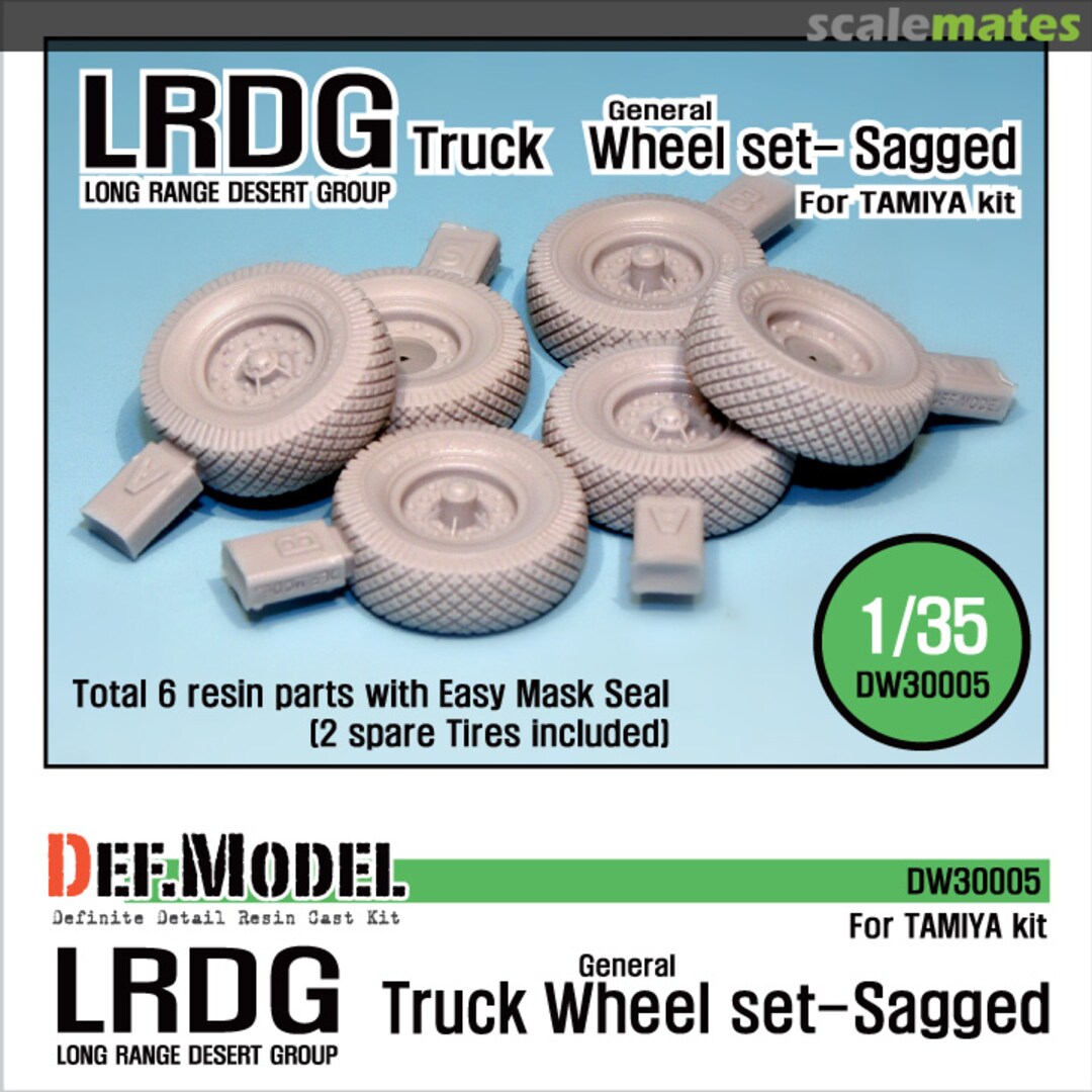 Boxart WW2 UK LRDG Truck Wheel set DW30005 Def.Model Boxart WW2 UK LRDG Truck Wheel set DW30005 Def.Model