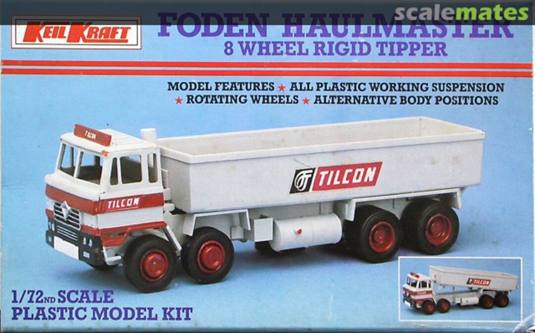 Boxart Foden Haulmaster 8 Wheel Rigid Tipper K310 Keil Kraft