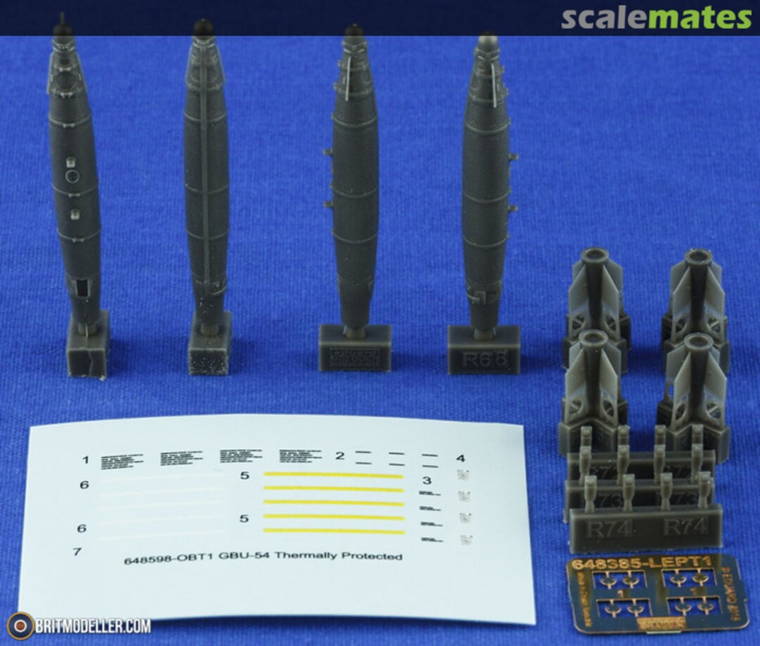 Boxart GBU-54 Thermally Protected 648598 Eduard Boxart GBU-54 Thermally Protected 648598 Eduard