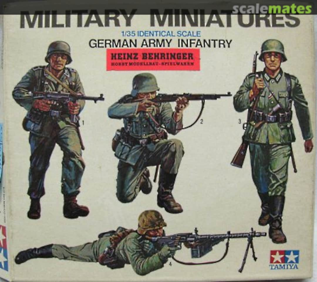 Boxart German Army Infantry MM102 Tamiya