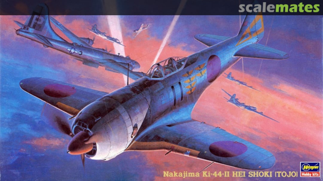 Boxart Nakajima Ki-44-II Hei Shoki (Tojo) 09136 Hasegawa