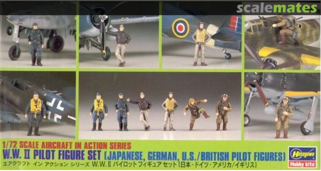 Boxart W.W. II Pilot Figure Set 35008 Hasegawa Boxart W.W. II Pilot Figure Set 35008 Hasegawa