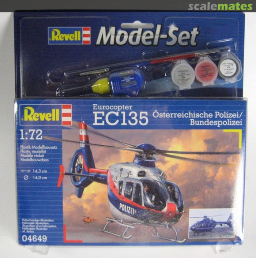 Boxart Eurocopter EC135 64649 Revell Boxart Eurocopter EC135 64649 Revell
