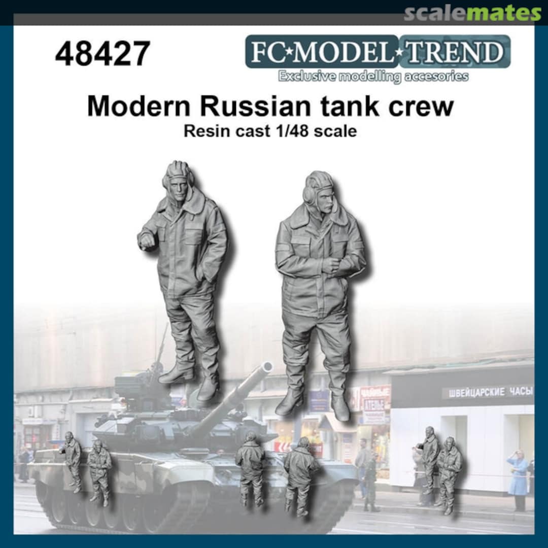 Boxart Modern Russian Tank Crew 48427 FC Model Trend