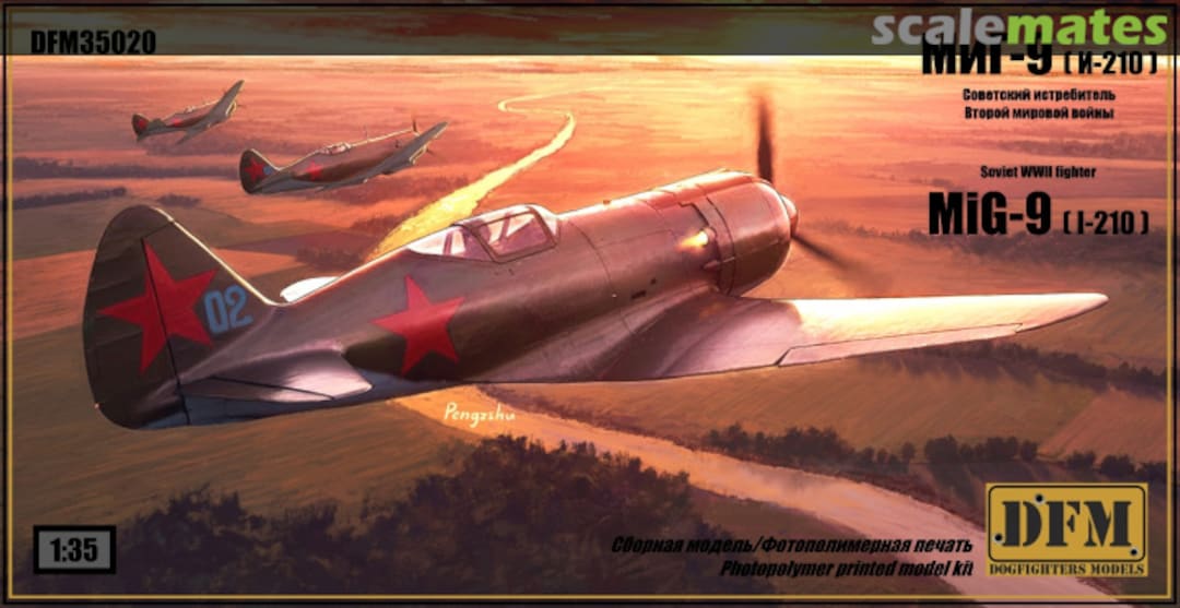 Boxart MiG-9 (I-210) DFM35020 DogFighters Models Boxart MiG-9 (I-210) DFM35020 DogFighters Models