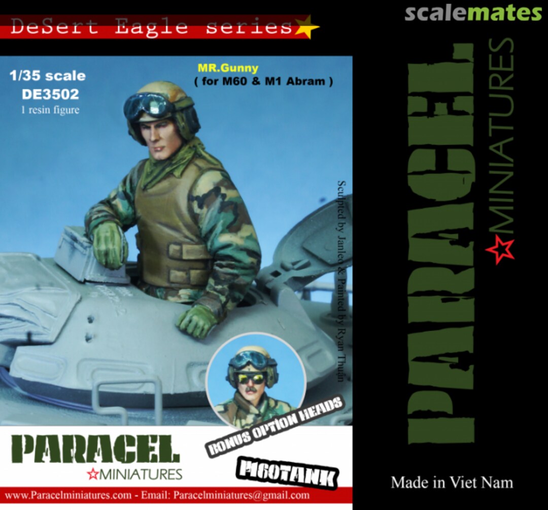 Boxart Mr Gunny (USMC Tanker) DE3502 PARACEL MINIATURES Boxart Mr Gunny (USMC Tanker) DE3502 PARACEL MINIATURES