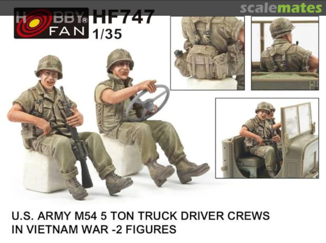 Boxart M54 5 Ton Truck Driver Crews HF747 Hobby Fan