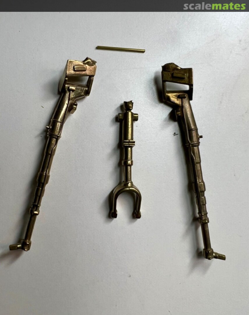 Boxart Messerschmitt P.1101 Undercarriage Legs ACM32089 Aerocraft Models
