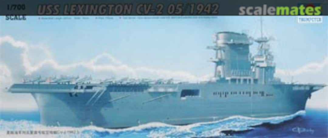 Boxart USS Lexington CV-2 05716 Trumpeter