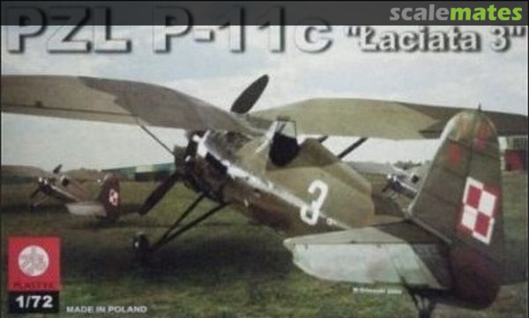 Boxart PZL P-11c "Laciata 3" S046 ZTS Plastyk Boxart PZL P-11c "Laciata 3" S046 ZTS Plastyk