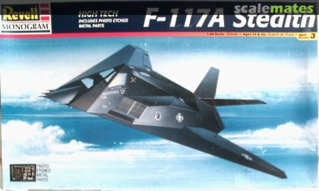 Boxart Lockheed F-117A Stealth 85-5834 Revell Boxart Lockheed F-117A Stealth 85-5834 Revell